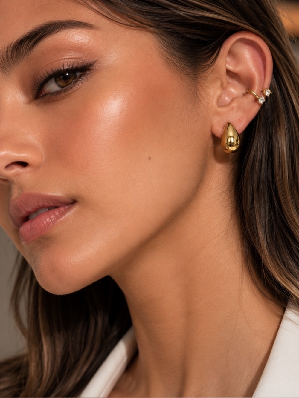 New 18k Gold Plated Earrings Set ✨ - Picture 2 of 3